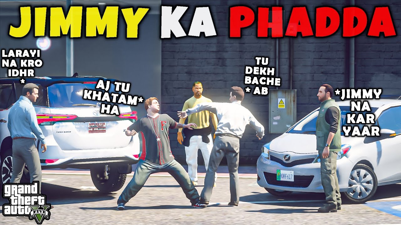 Jimmy And Sadiq's Son Fight | GTA 5 | Real Life Mods #193 | URDU |