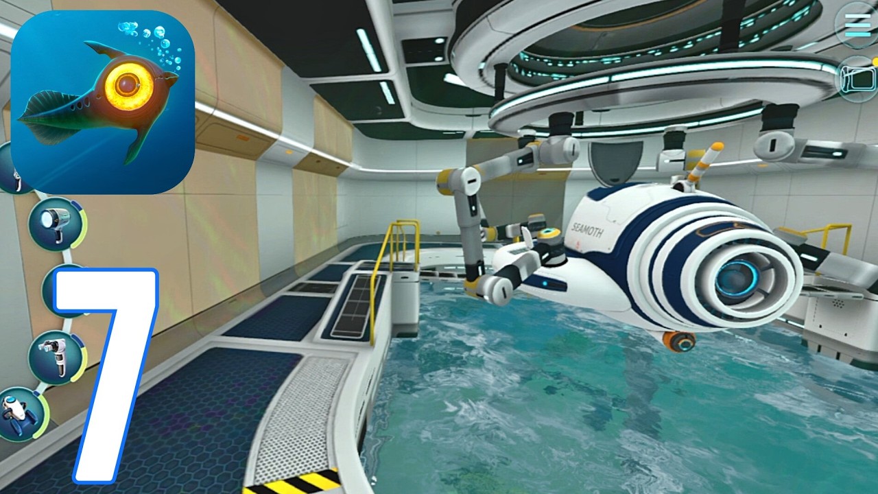 Subnautica Mobile - Gameplay Walkthrough Part 7 - Building & Recharging (ios,Android)