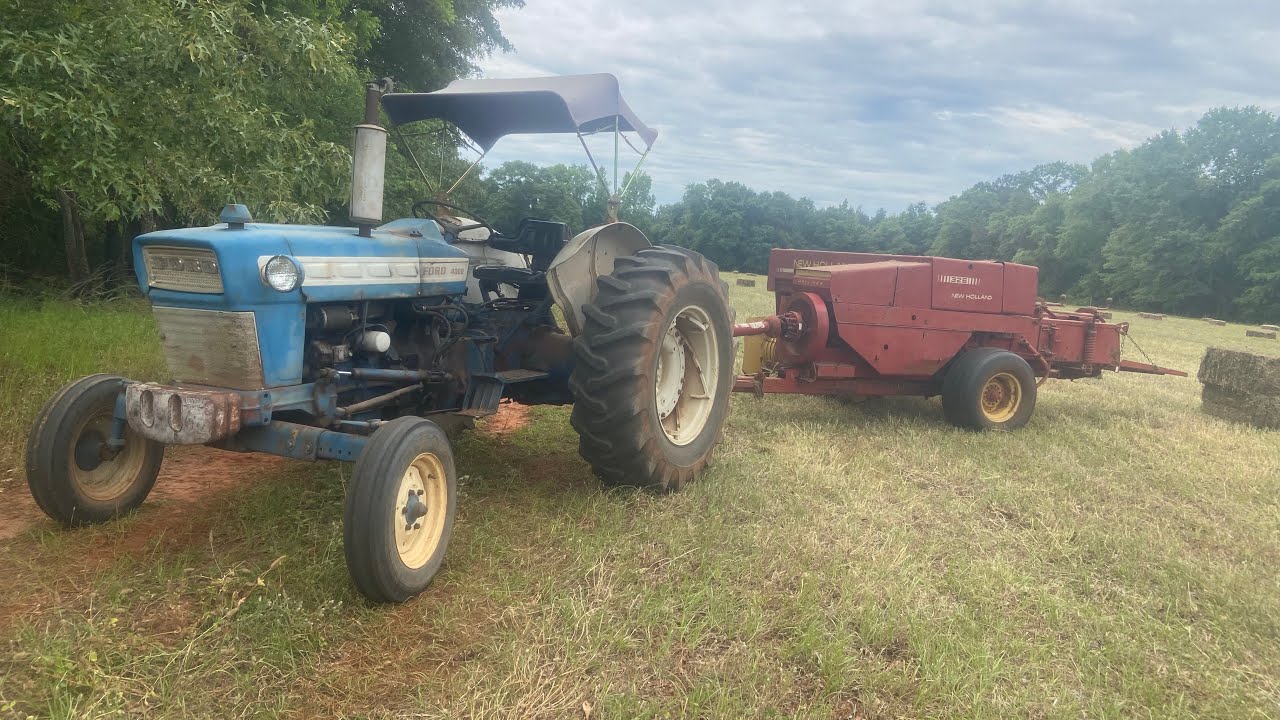 Rain on the way and hay on the ground