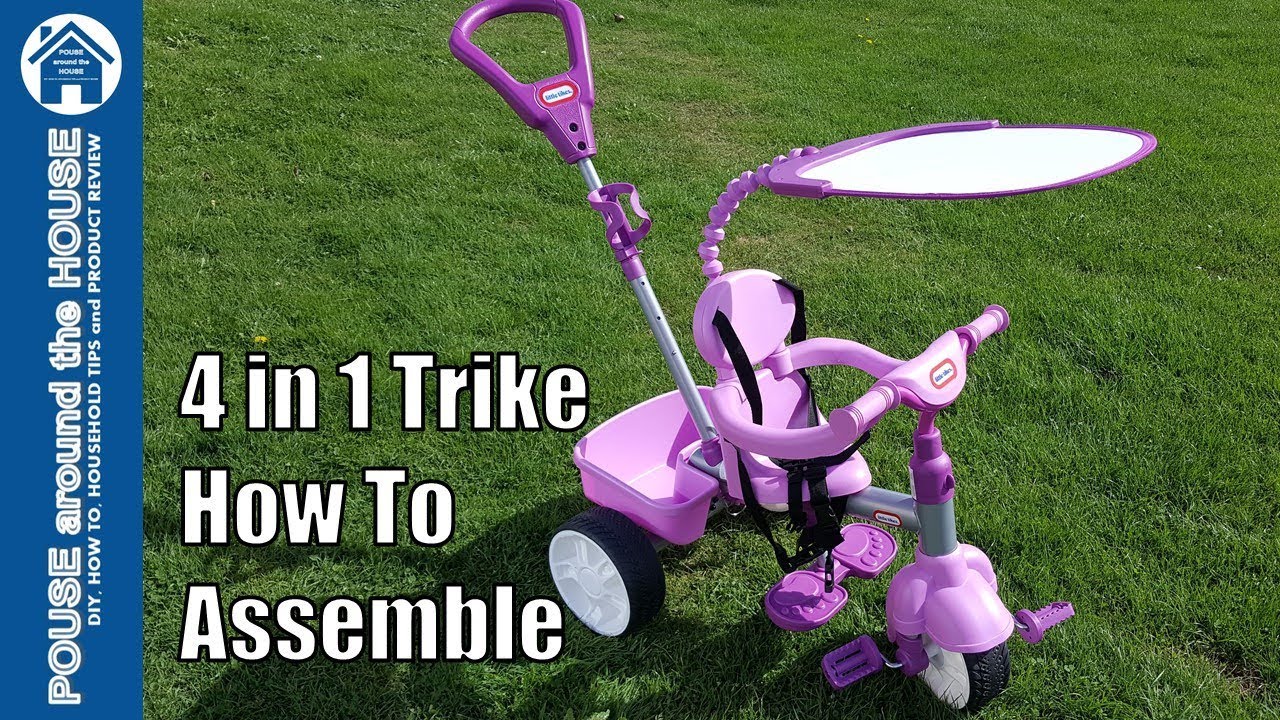 Сборка трёхколёсного велосипеда Little Tikes 4 в 1. Как собрать трёхколёсный велосипед 4 в 1!