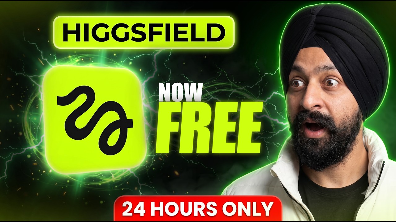 FREE Unlimited AI Videos 🔥 Higgsfield Is Now Completely Free for 24 hours only #ai #aivideo