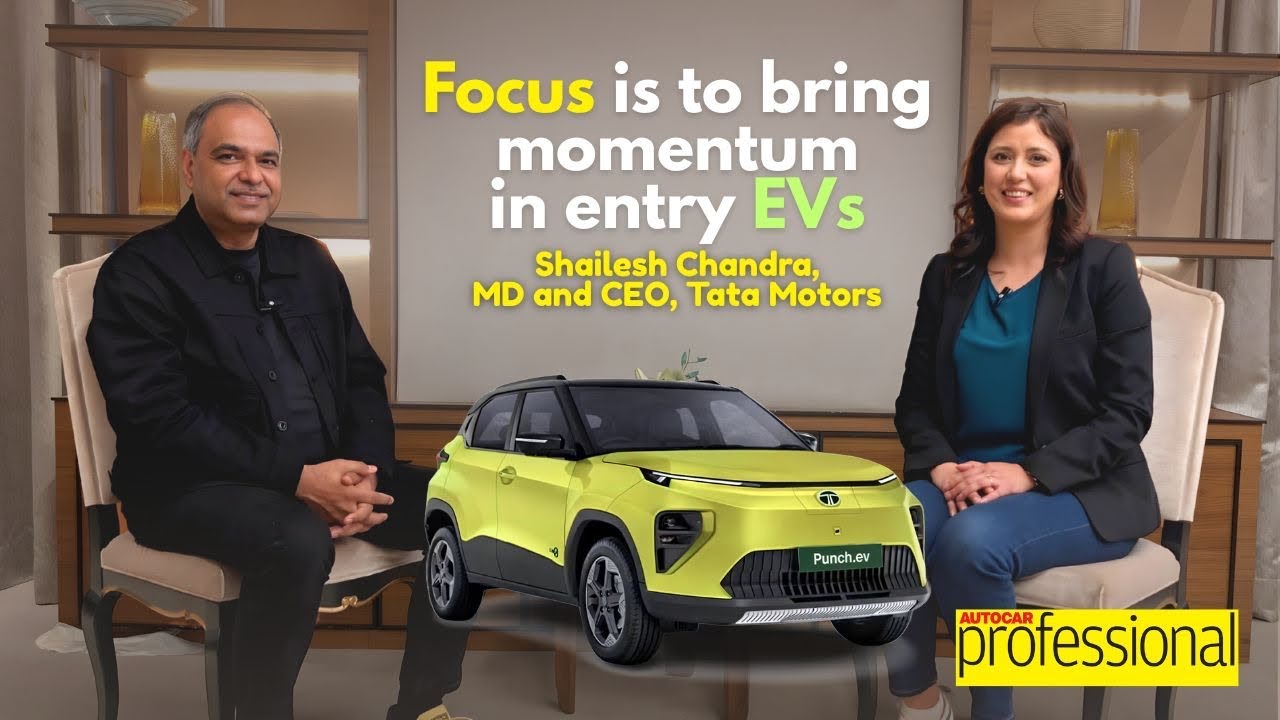 Tata Motors Launches Punch.ev facelift at Rs 9.69lakhs | Interview with Shailesh Chandra