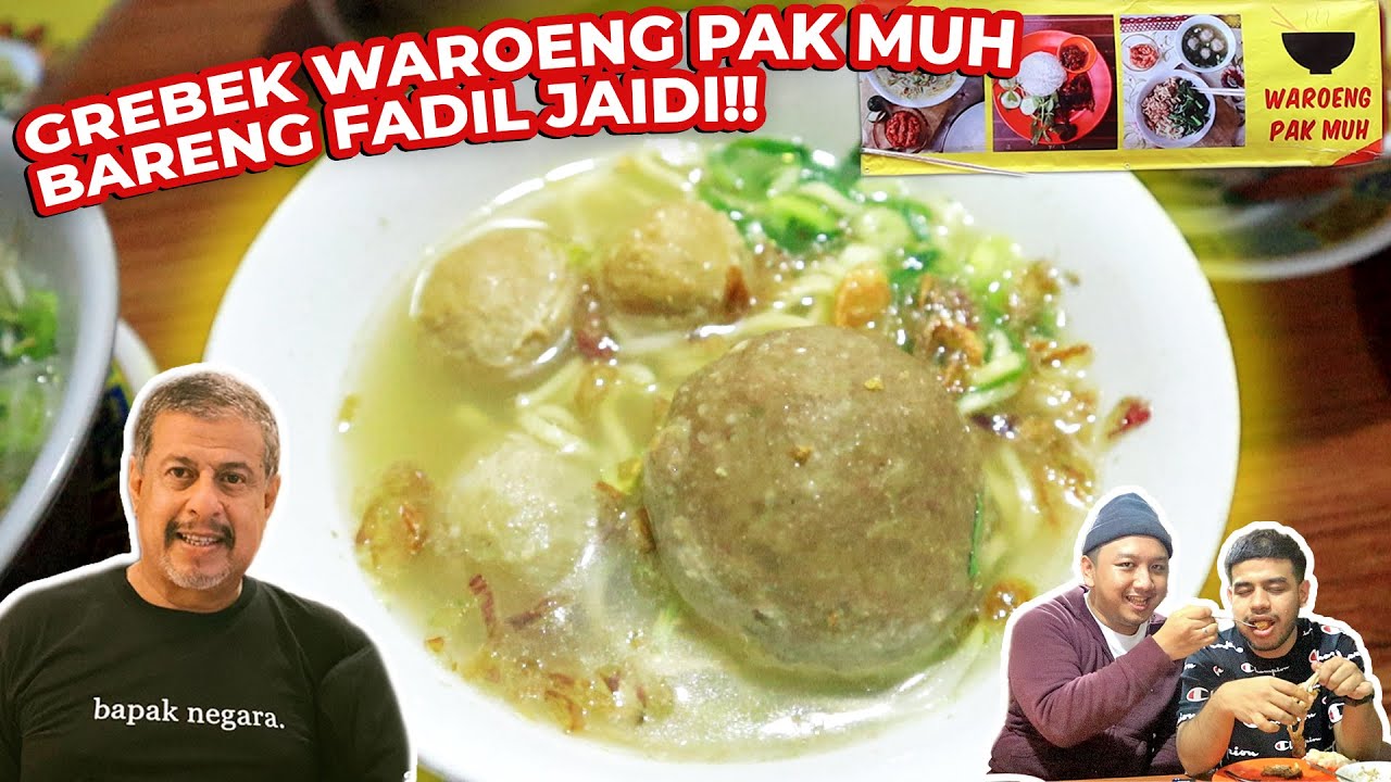 MAKAN BARENG FADIL JAIDI BONGKAR WARUNG PAK MUH!!