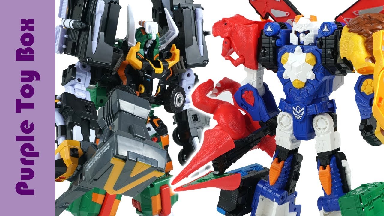 Tobot VS Carbot Transformer  또봇 VS 카봇! 또봇 빅트롤 카봇 티라이오