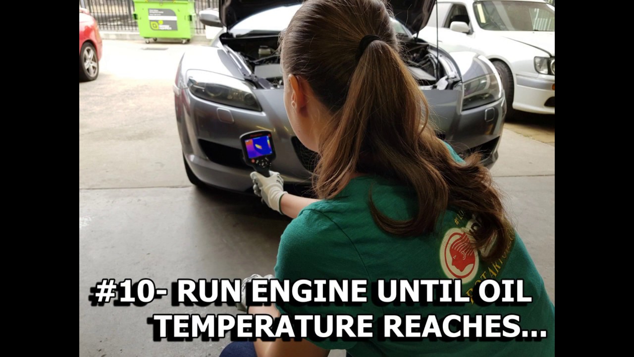 Proper oil change in RX-8 - rotaryoil.com.au