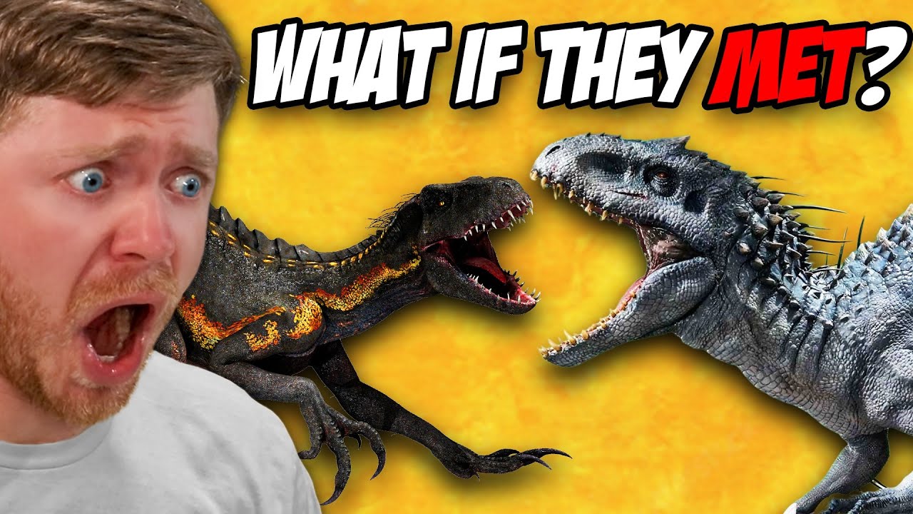 Reacting to INDOMINUS REX vs INDORAPTOR!?
