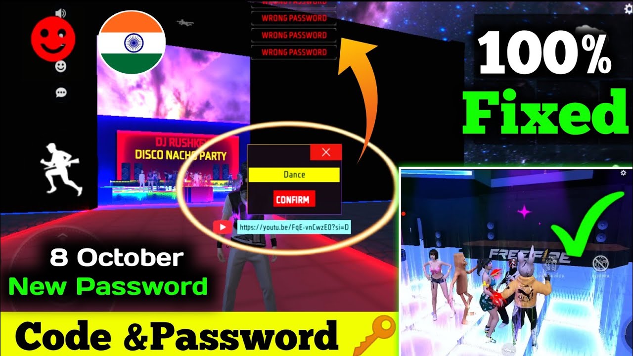 DISCO NACCHO MAP PASSWORD 🔑 NEW TRENDING DANCE MAP CODE FREE FIRE | NEW CRAFTLAND MAP CODE 