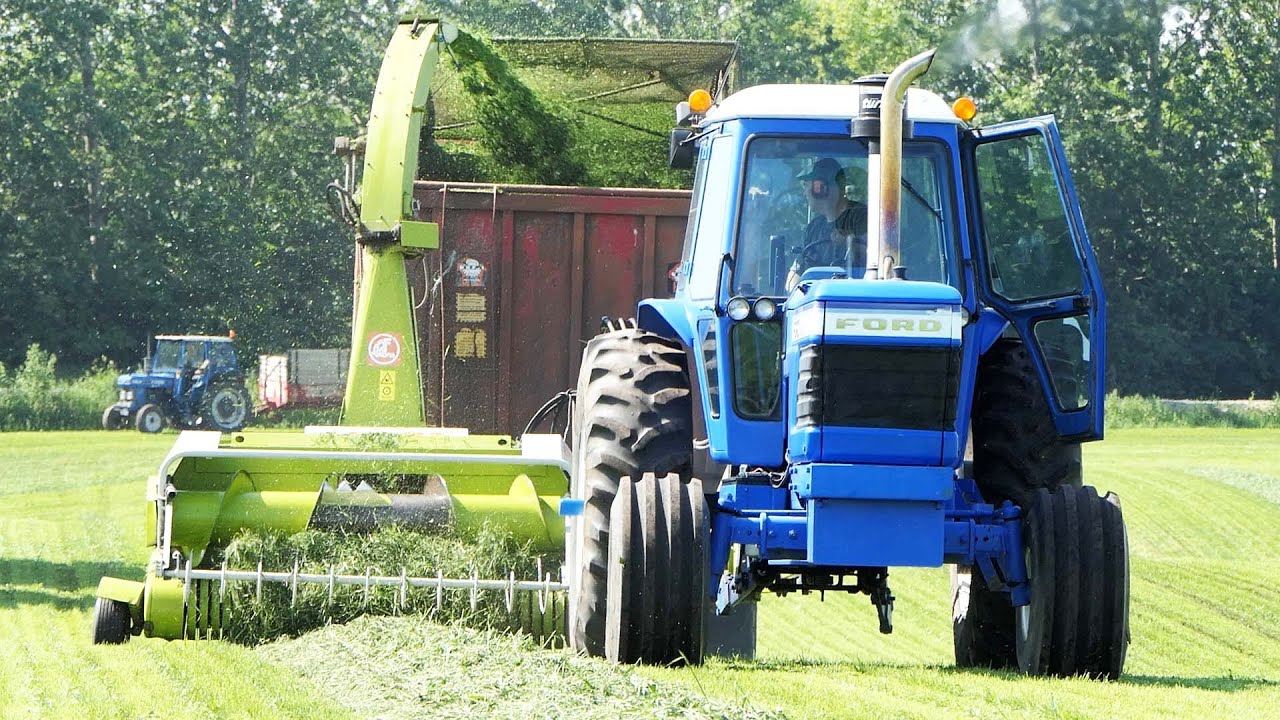 Ford TW30 on duty w/ Claas Jaguar 75 PU220 Forage Harvester | Pure Sound