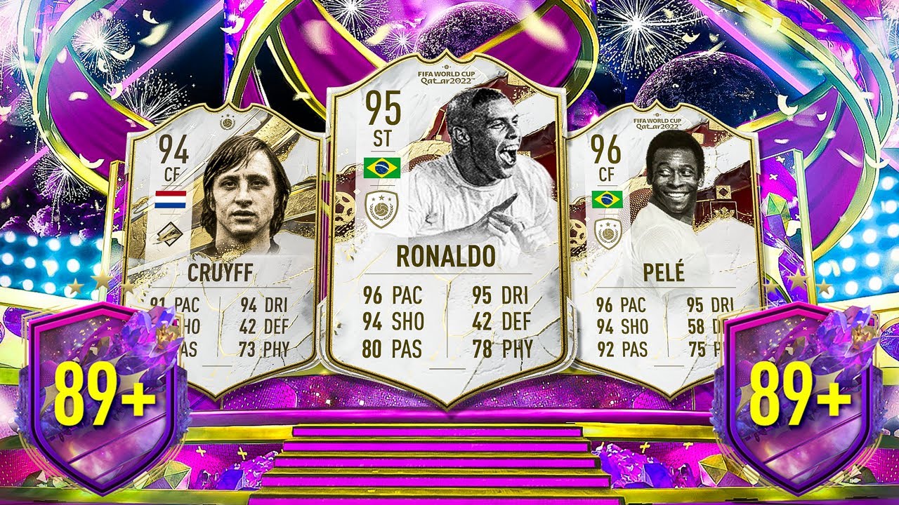 OPENING 15x CRAZY 89+ PRIME OR WORLD CUP ICON PACKS! #FIFA23