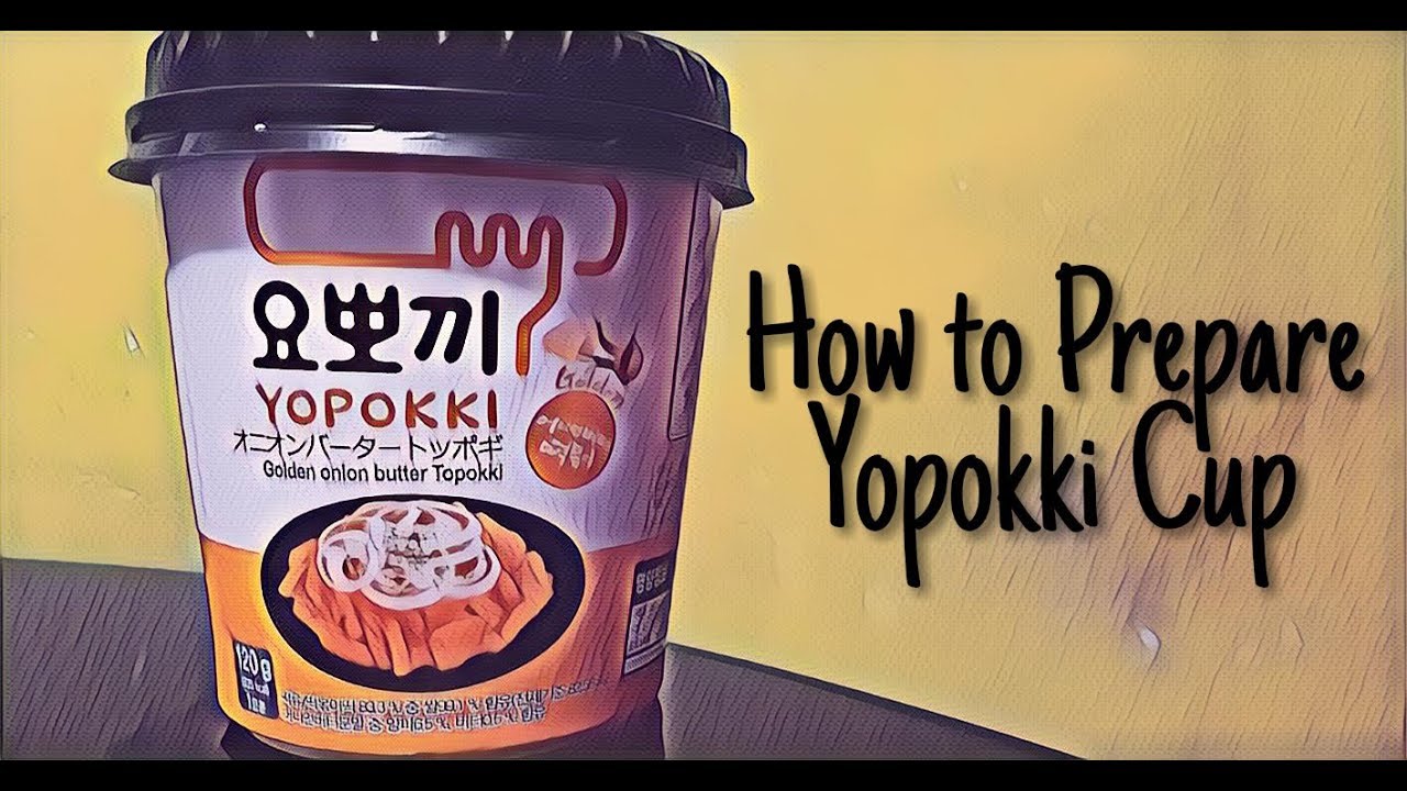 How to prepare Yopokki Cup - Korean Instant Tteokbokki
