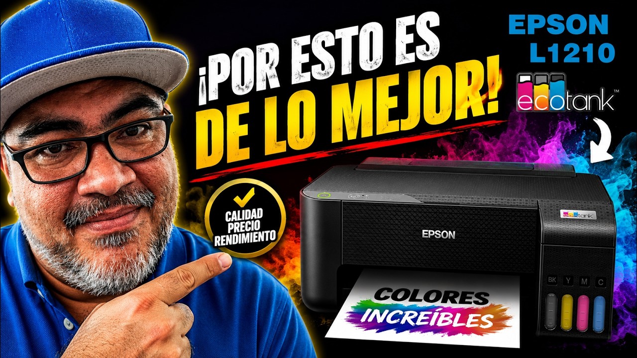 LA IMPRESORA MAS ECONOMICA RECOMENDADA PARA SUBLIMACION EPSON L1210