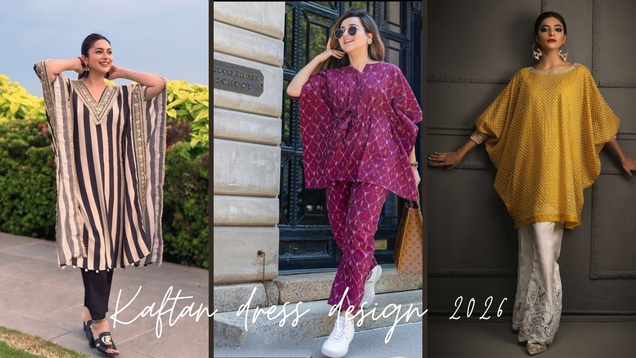 Kaftan dress design 2026 /Beautiful ideas design /latest dress design /Maria Liauqat dress design