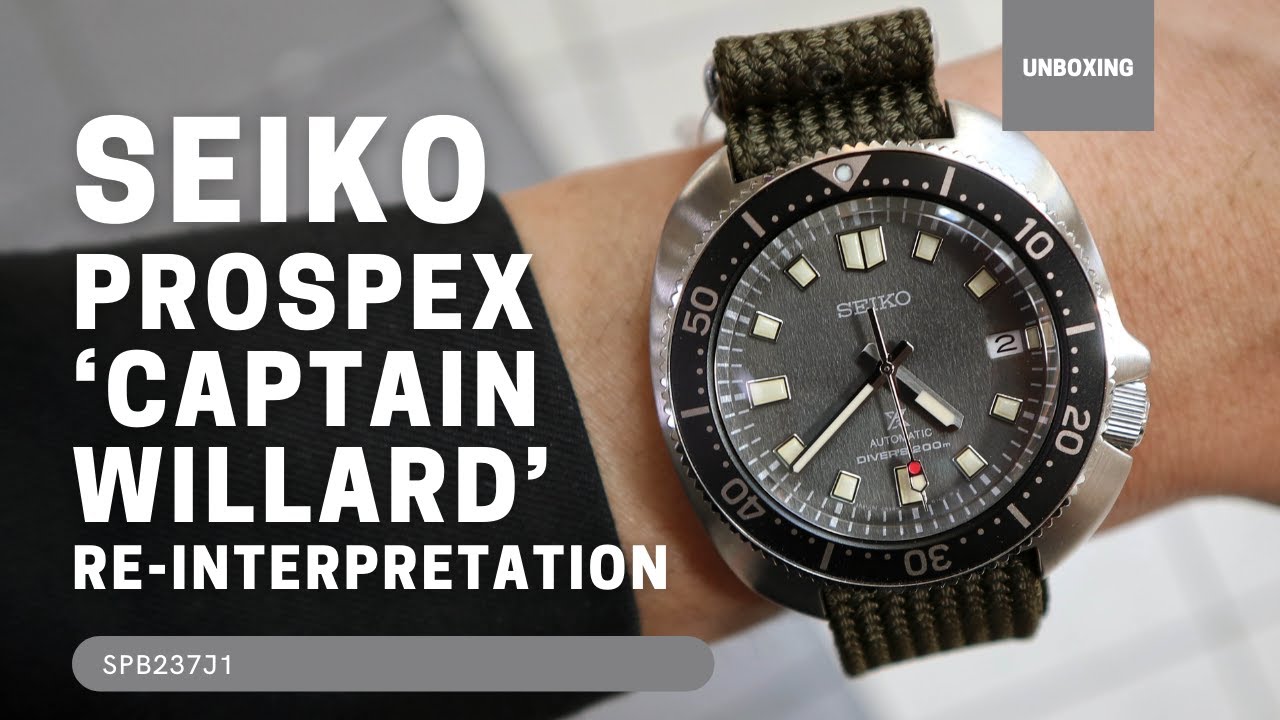 Unboxing Seiko Prospex ‘Captain Willard’ Re-Interpretation SPB237