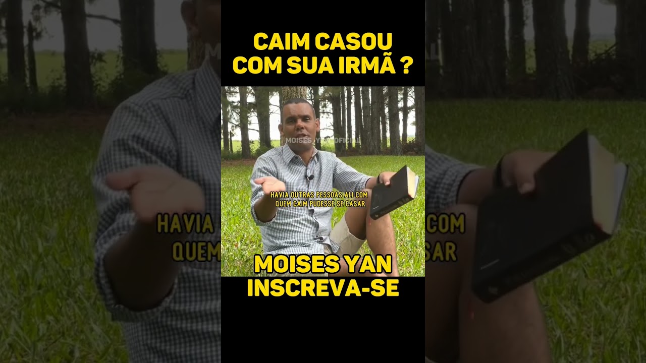 CAIM CASOU COM UMA IRM&Atilde; ? #teologia #rodrigosilva #igreja #catolico #b&iacute;blia #shorts