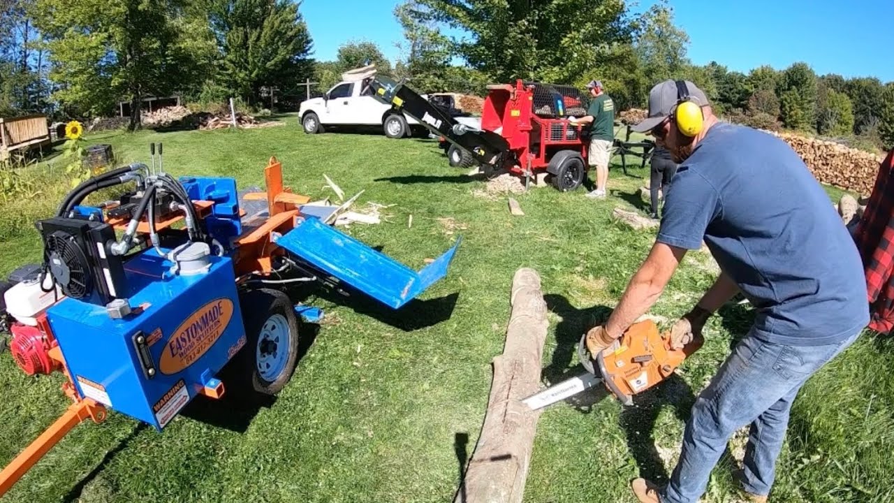Commercial Log Splitter vs. Firewood Processor
