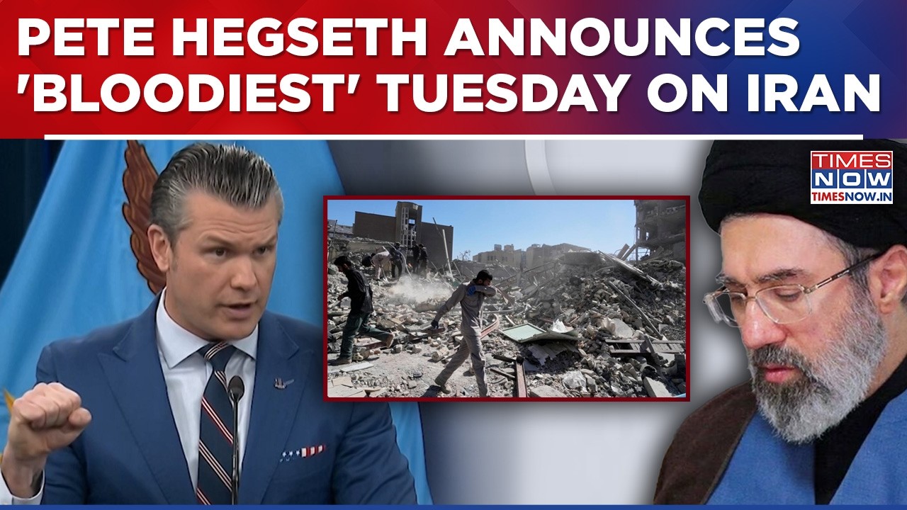 Pete Hegseth Announces 'Bloodiest' Tuesday On Iran | Middle East Tension | Israel-US | Gulf Crisis