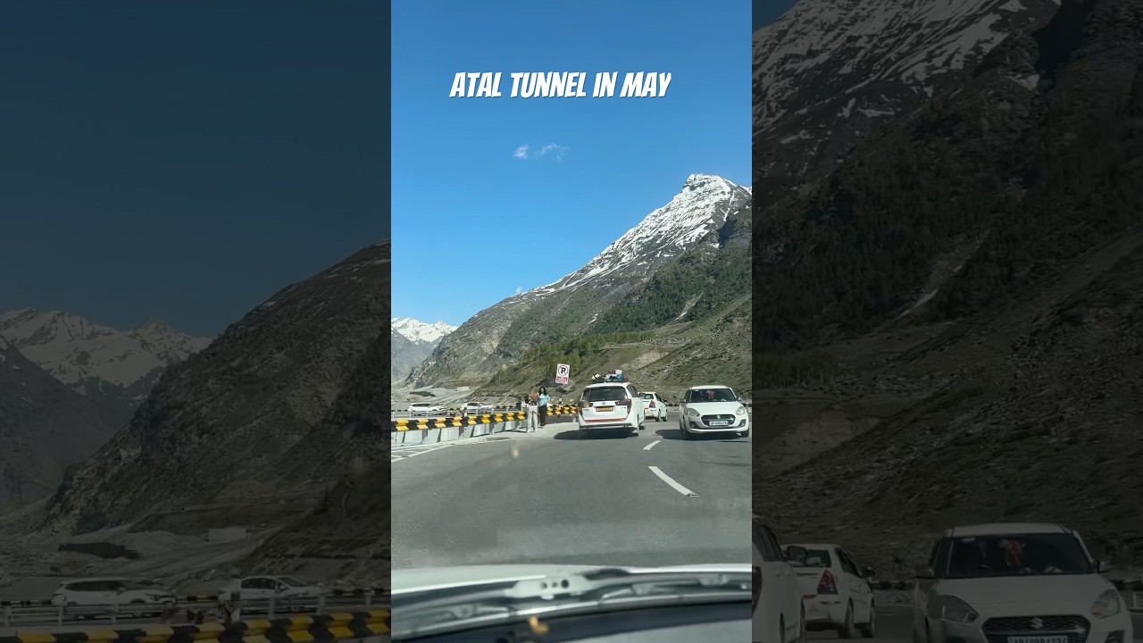 Atal tunnel view in May 2025! 