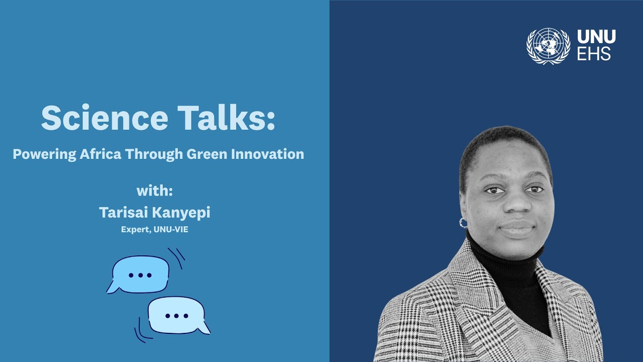 Science Talks: Powering Africa Through Green Innovation