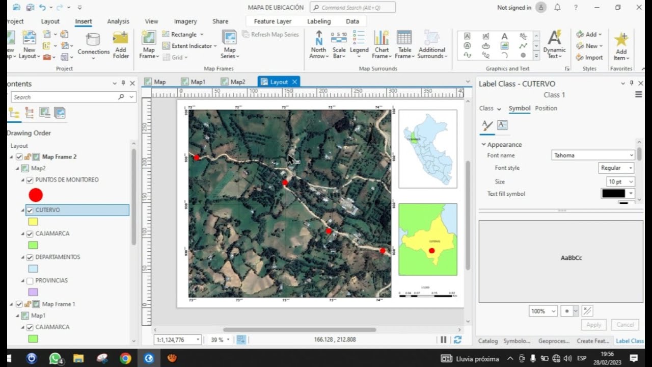COMO CREAR UN MAPA DE UBICACIÓN EN ARCGIS PRO