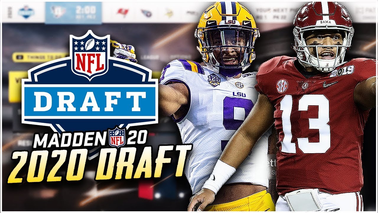 2020 NFL Draft in Madden 20 Franchise