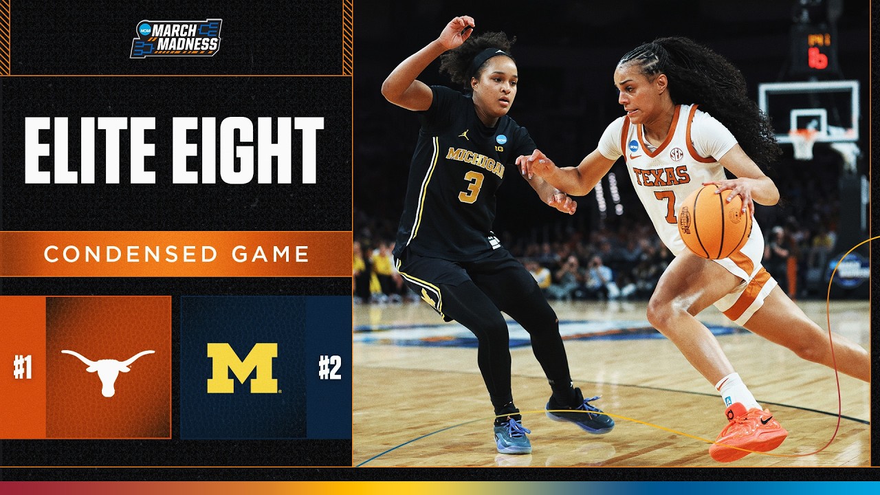 Texas vs. Michigan - Elite Eight NCAA tournament extended highlights