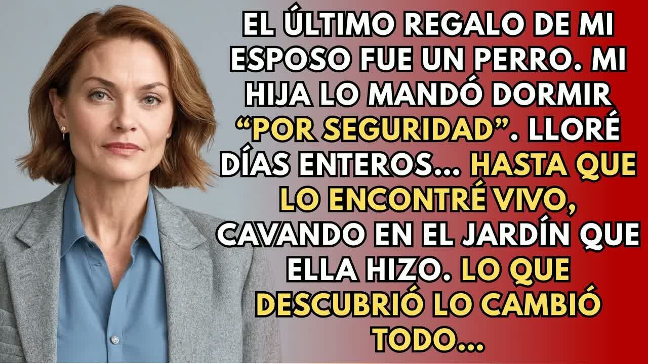 Mi Hija Hizo Dormir Al Perro Que Me Dejó Mi Esposo, Pero Lo Hallé Vivo Cavando En El Jardín