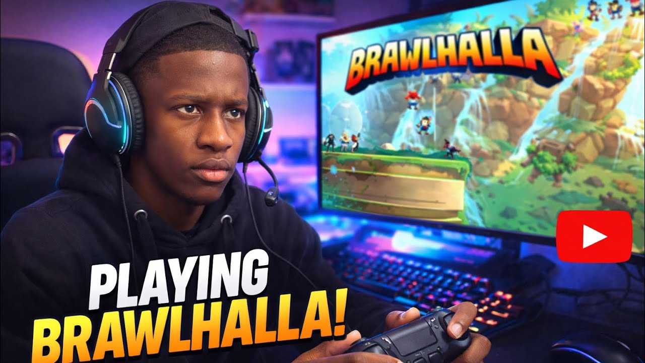 Playing Brawlhalla lol