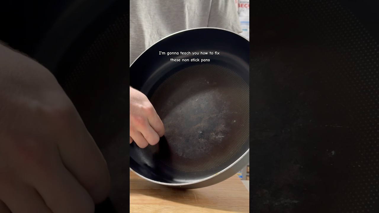 How to fix non-stick pans #mindfulcooking