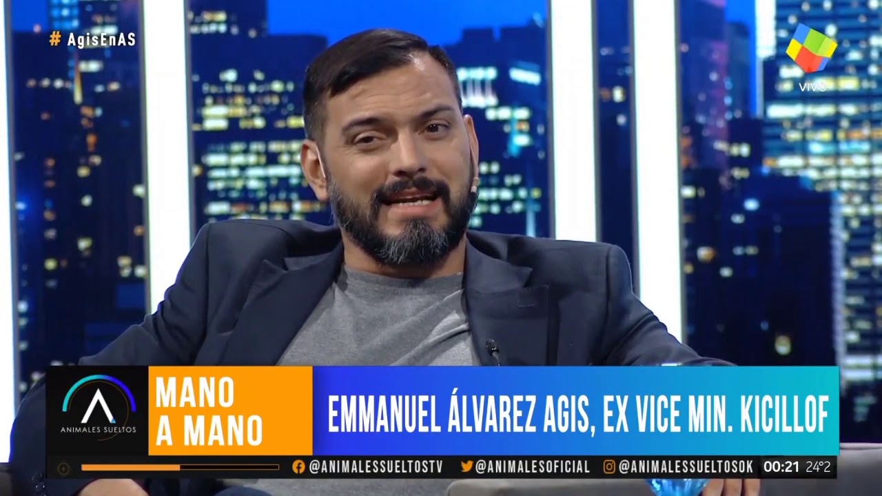 Emmanuel Álbarez Agis mano a mano en Animales Sueltos