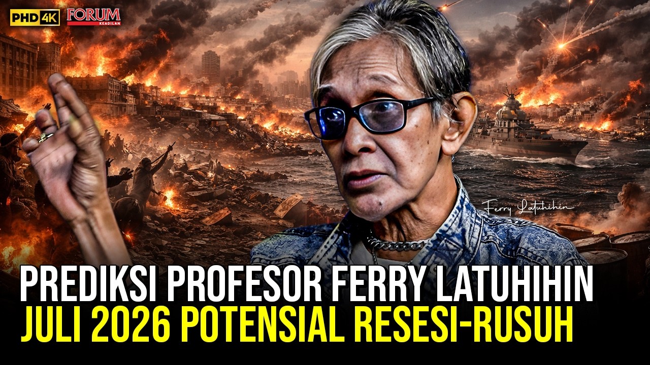 FERRY LATUHIHIN: TANPA PERANG IRAN-ISRAEL, EKONOMI INDONESIA SUDAH HANCUR