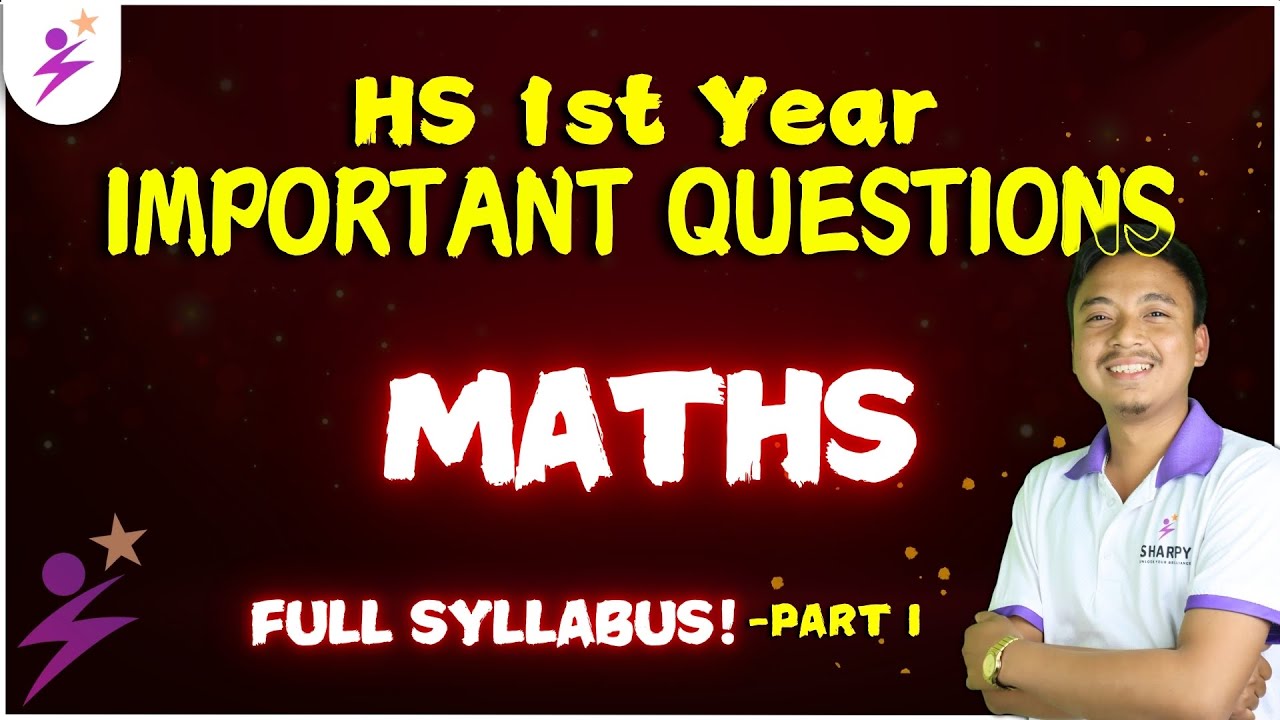 Class 11 Maths Imp Questions(1)| HS 1st Year Final Exam| Mathematics Class 11   #sharpy #common