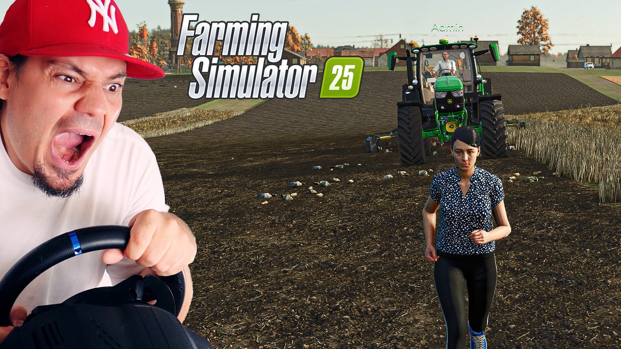 🚜 ZBIERAMY KAMIENIE W FARMINGU NA MULTIPLAYER! | Farming Simulator 25 Ft. @Rzakob