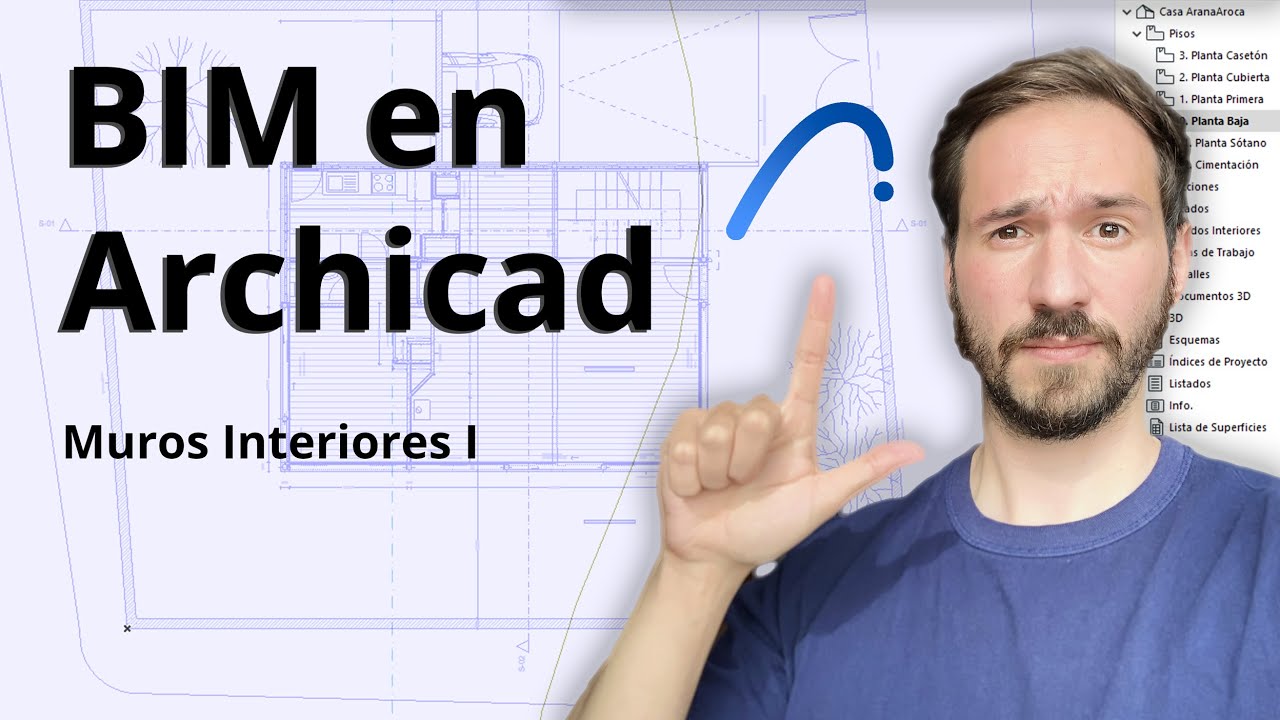 BIM en ArchiCAD #27 | Muros Interiores I