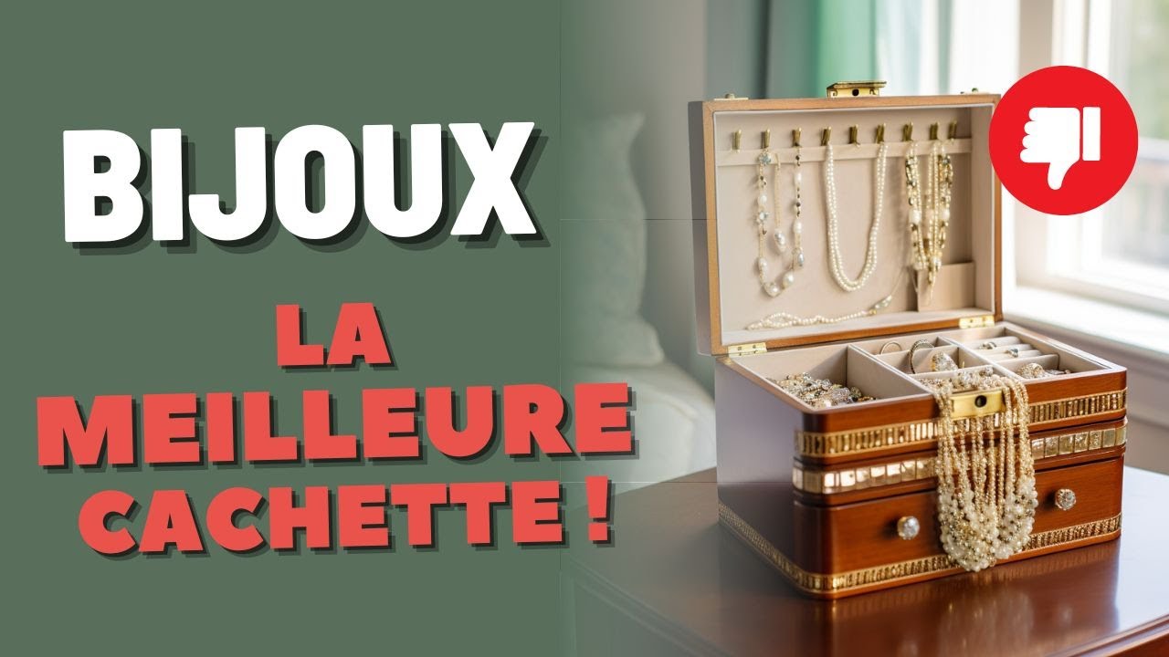 Je vous d&eacute;voile LES MEILLEURES cachettes pour vos bijoux !