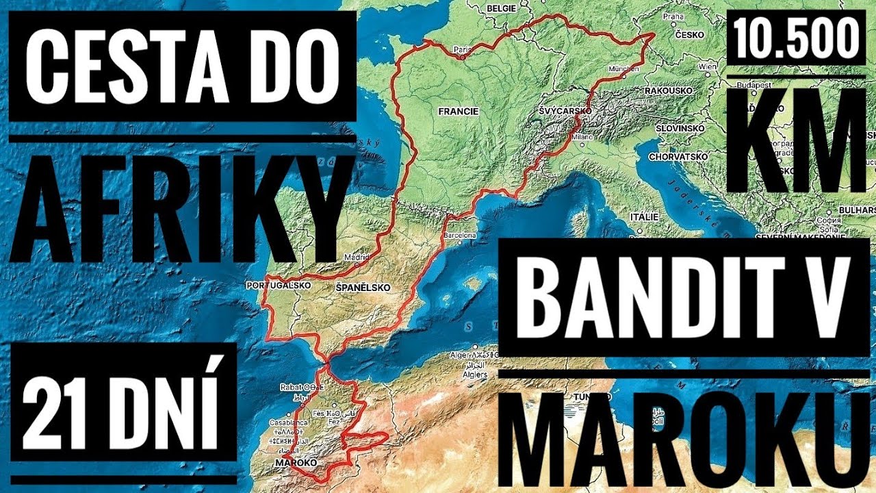 ❌❌❌ ✈️ Moto Road Trip 🇲🇦 Maroko 2024 🛵 Bandit v Africe 🔥 Nejdokonalejší Dovolená 🆒 10.500 Km ❌❌❌