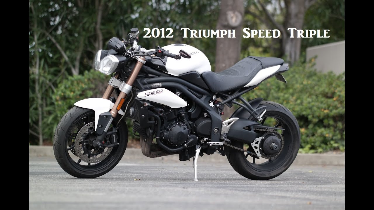 2012 Triumph Speed Triple 1050 ride Review