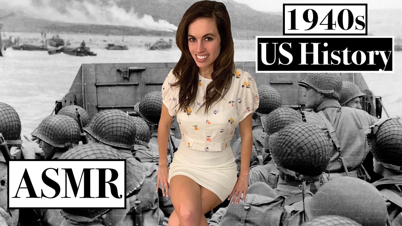 [ASMR] Relax & Learn About The 1940s US History  * Plus Trivia At The End *
