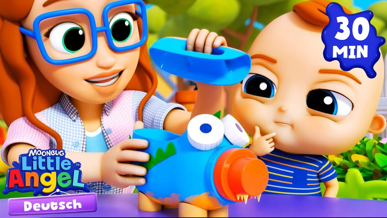 Das Bastellied ✂️ 🎨 Kinderlieder mit Klein Joni | Little Angel Deutsch