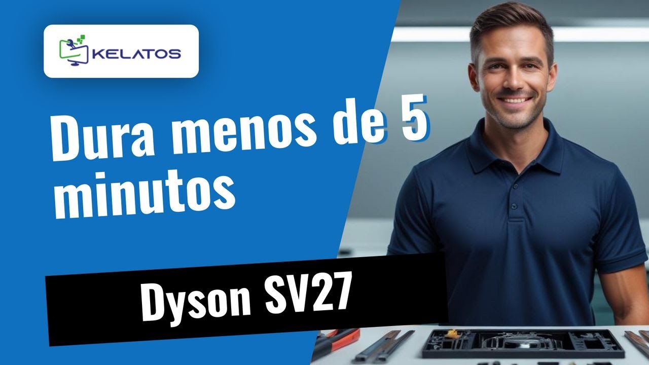 ¿Tu Dyson SV27 dura menos de 5 minutos? 🔋 Cambio de batería