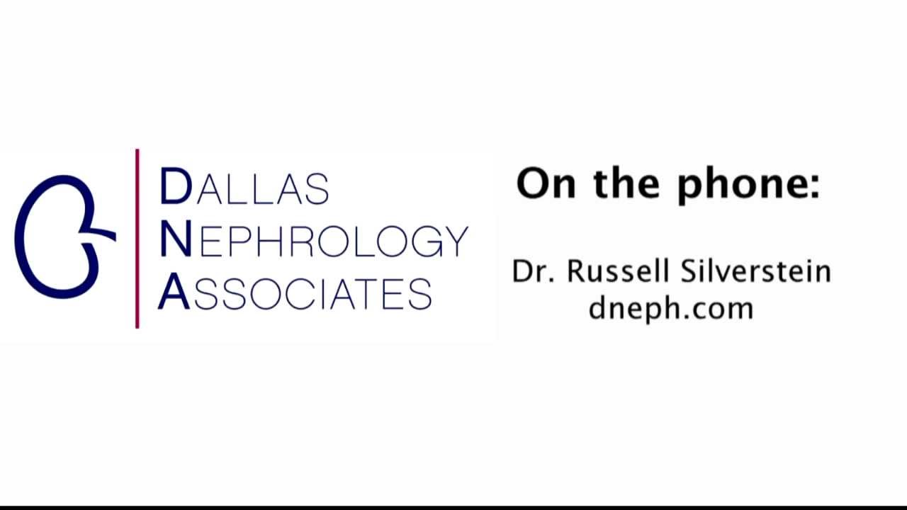 Dr. Russell Silverstein, Nephrologist speaking on Kidney Function and Disease