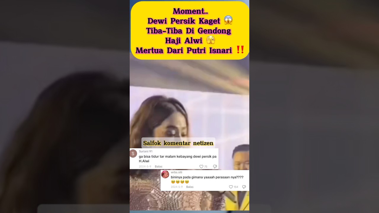 Dewi Persik Digendong Haji Alwi,Tapi Komentar Netizen yang Bikin Gagal Fokus! 🤣 