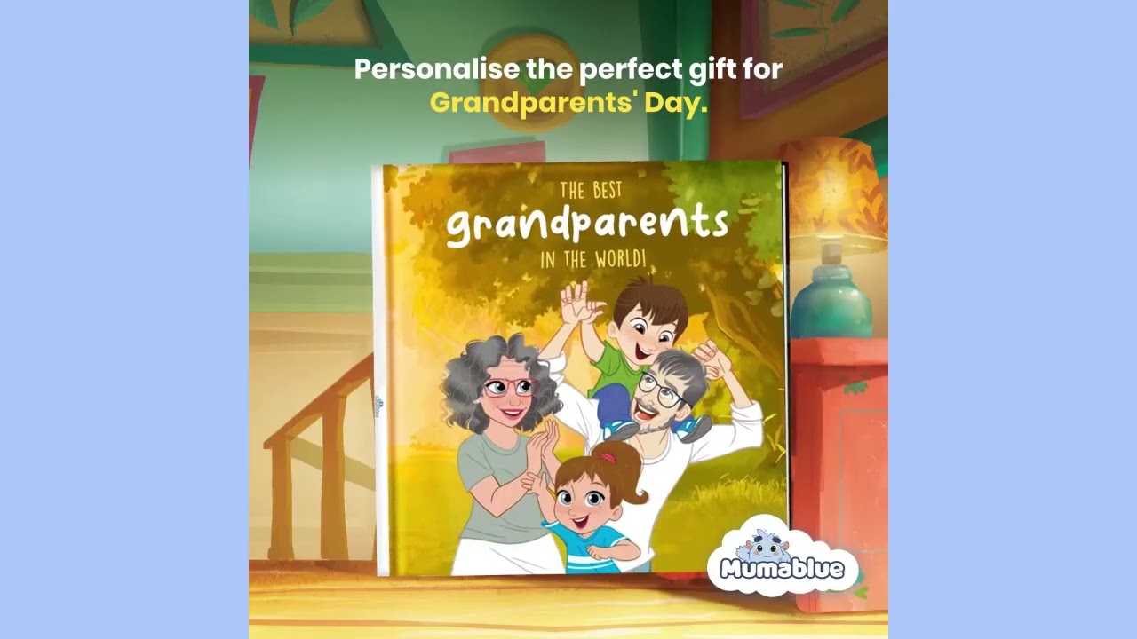 👵👴 Surprise the world&rsquo;s best grandparents with a personalised book 💖📖