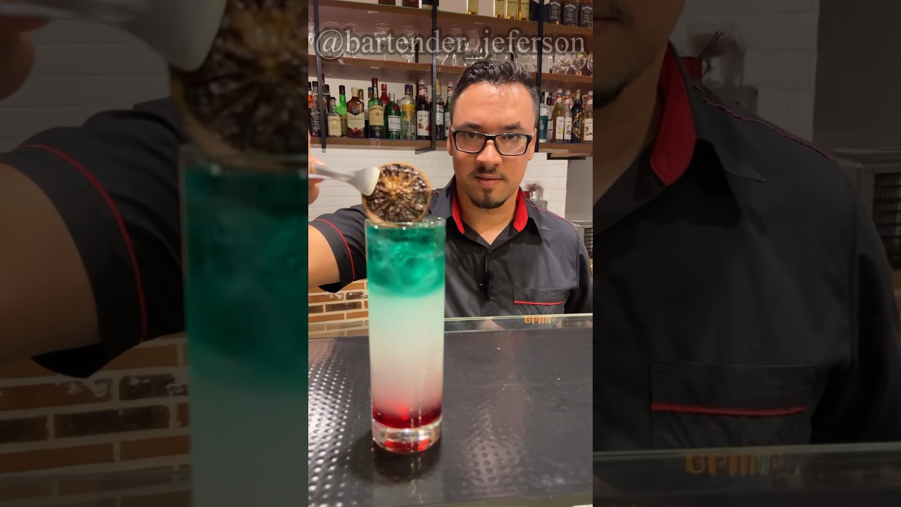 Drink colorido | Drink de camadas | Drink com v&aacute;rias cores | Drinks perfeito | Drinks para festas