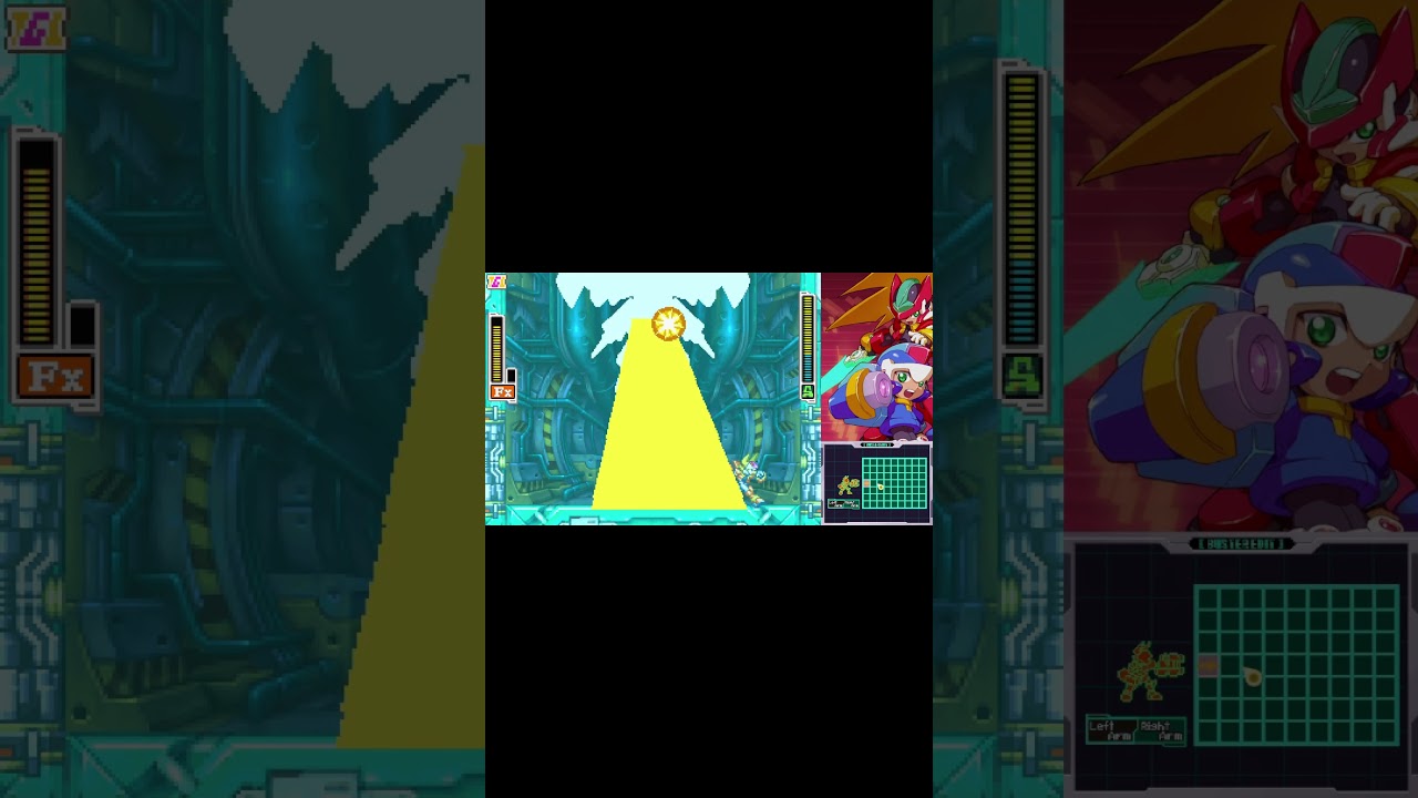 Mega Man ZX (NDS) Boss VS Leganchor the Gelroid