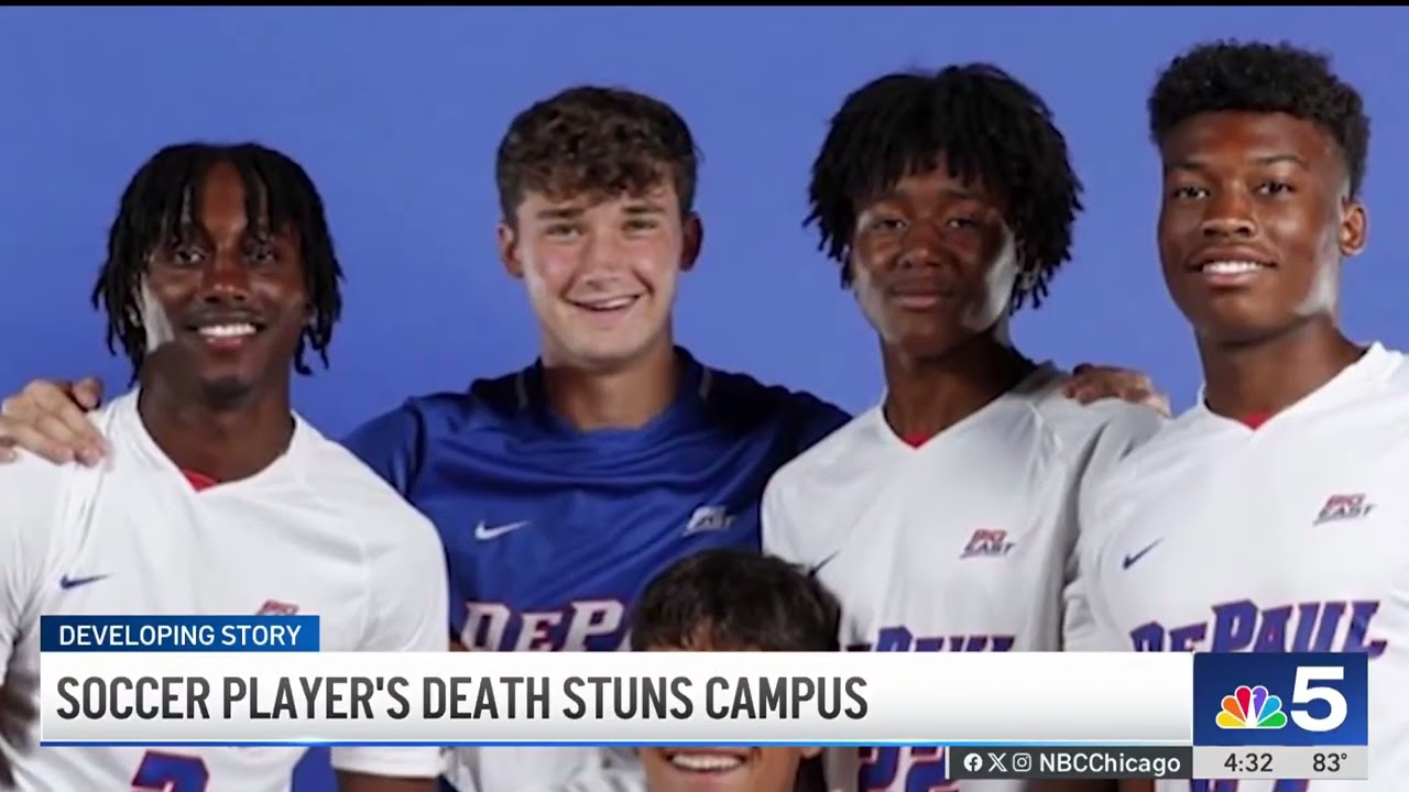 Sudden death of DePaul soccer player Chase Stegall stuns roommate, campus