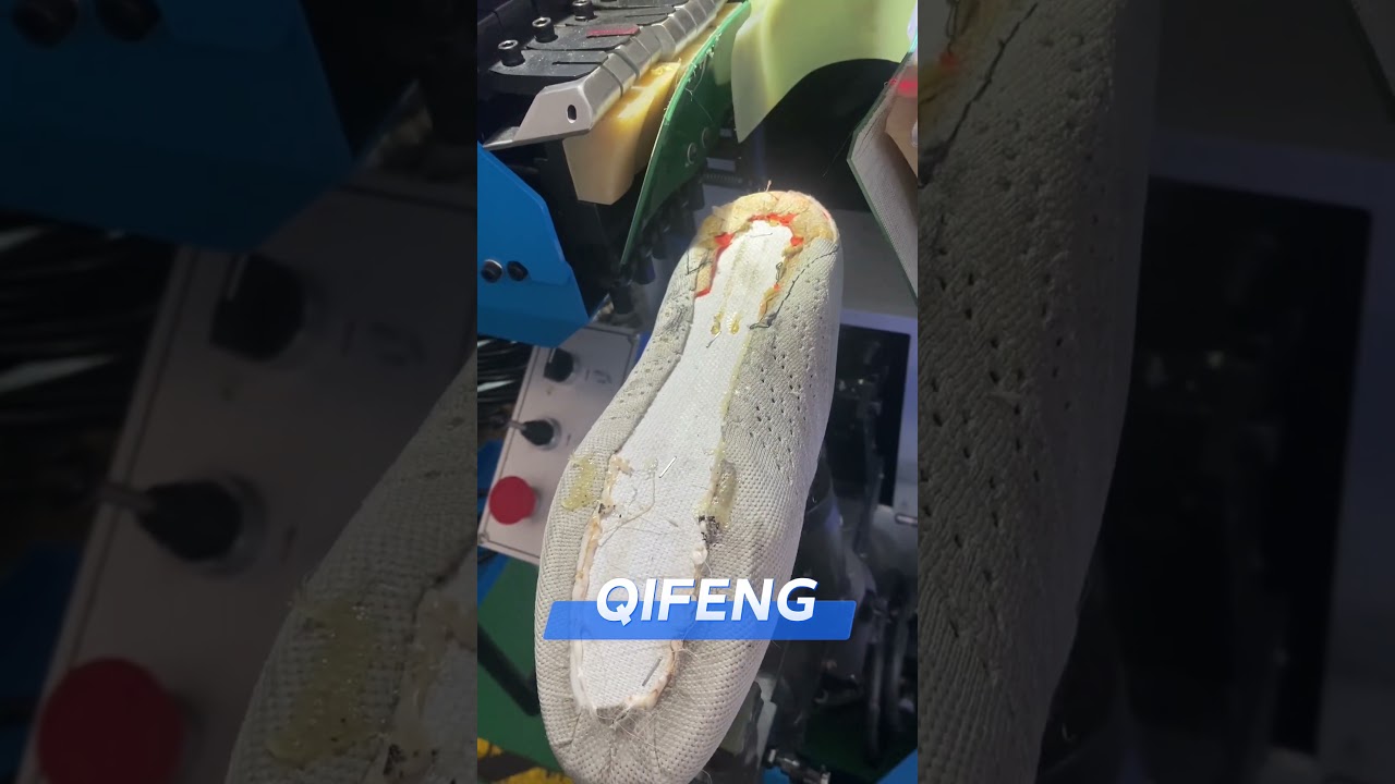 Qifeng auto-cementing side and heel lasting machine #shoe machine #lasting machine#footwear machines