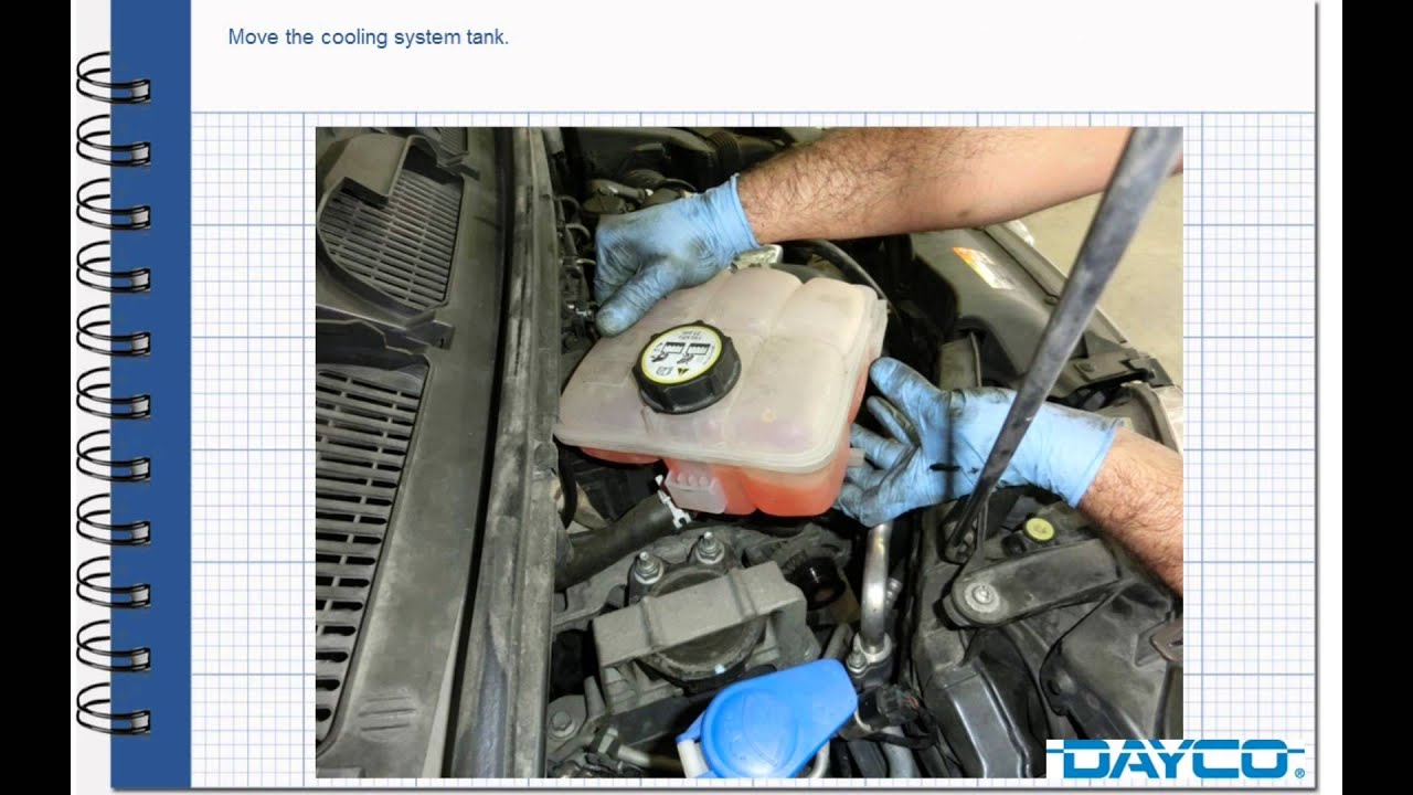 Timing belt and water pump replacement FORD C-Max 1600 Diesel HHDA