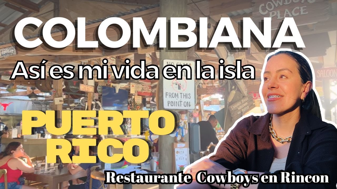 Así es mi vida en Puerto Rico /Los Llevo a un restaurante cowboys en Rincon, Puerto Rico 🇵🇷 #vlog