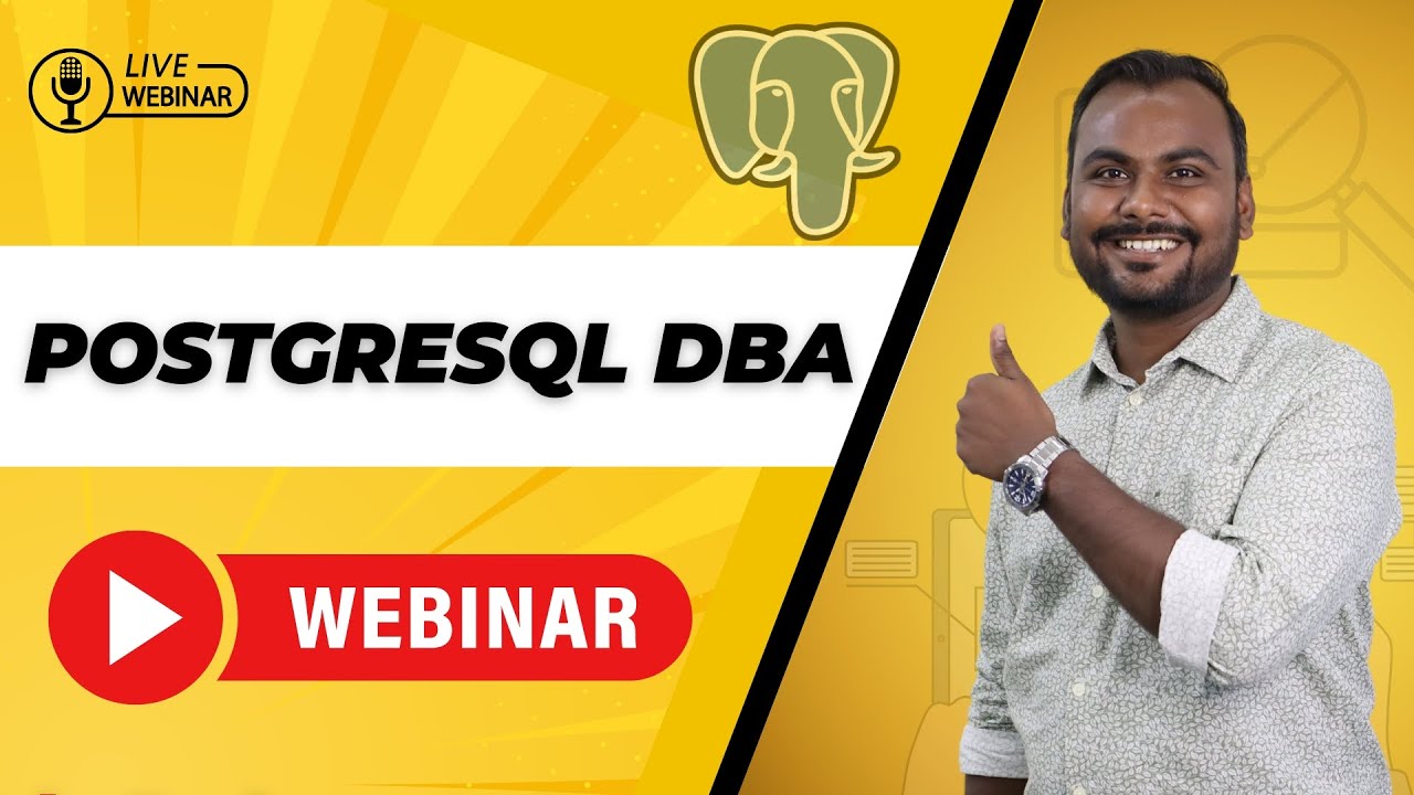 Exclusive PostgreSQL DBA Webinar – Join Us Live |  Learnomate Technologies