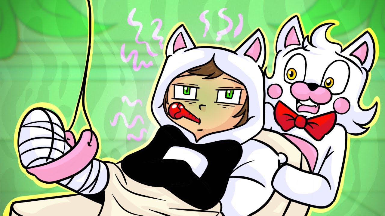 Funtime Foxy's Daughter Is SICK In Minecraft FNAF